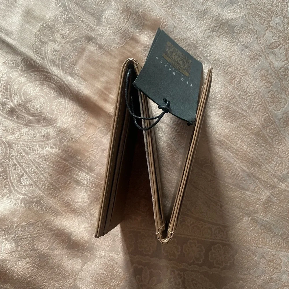 Ted Baker Natural Folded Cardholder
